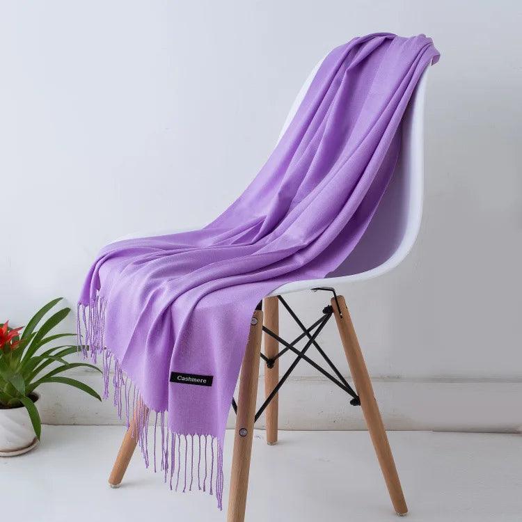 Chic Long Fringe Scarf for Women