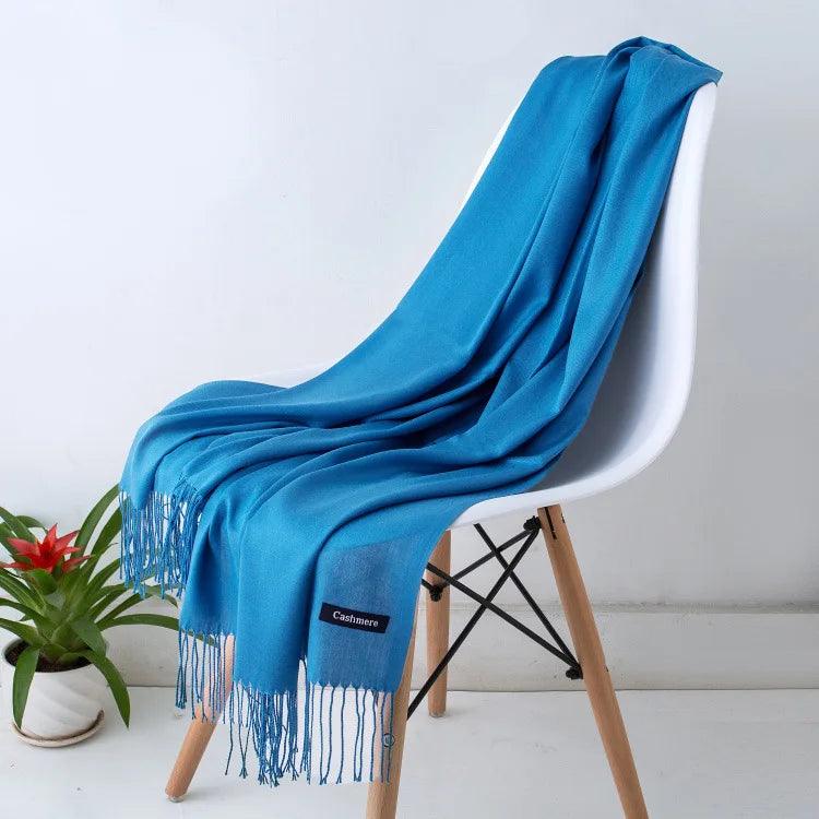 Chic Long Fringe Scarf for Women