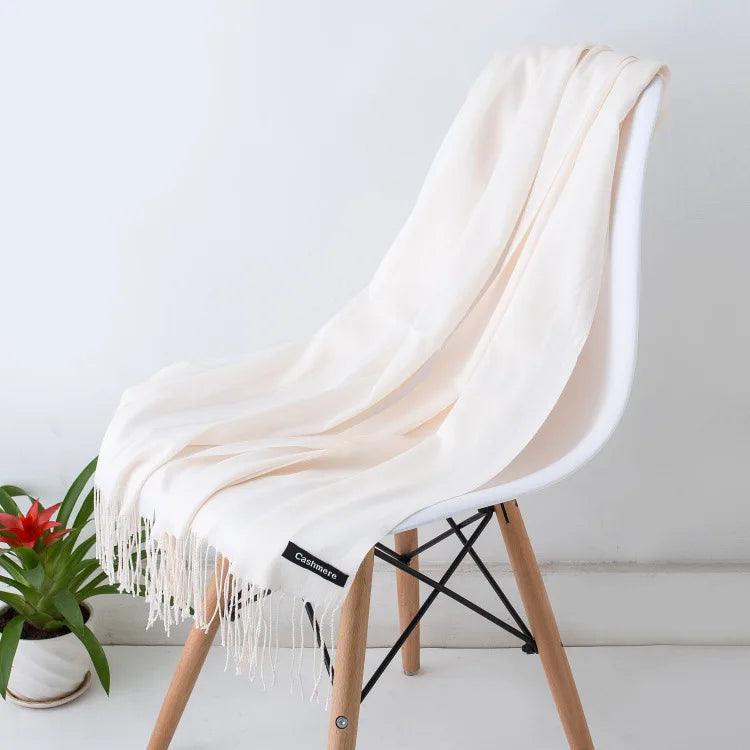 Chic Long Fringe Scarf for Women