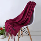 Chic Long Fringe Scarf for Women