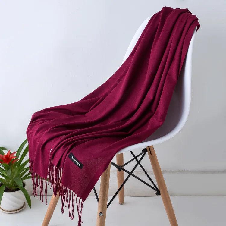 Chic Long Fringe Scarf for Women