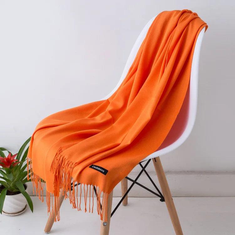 Chic Long Fringe Scarf for Women