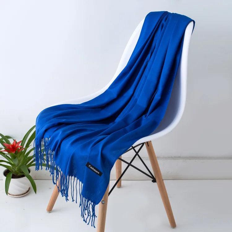 Chic Long Fringe Scarf for Women