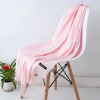 Chic Long Fringe Scarf for Women