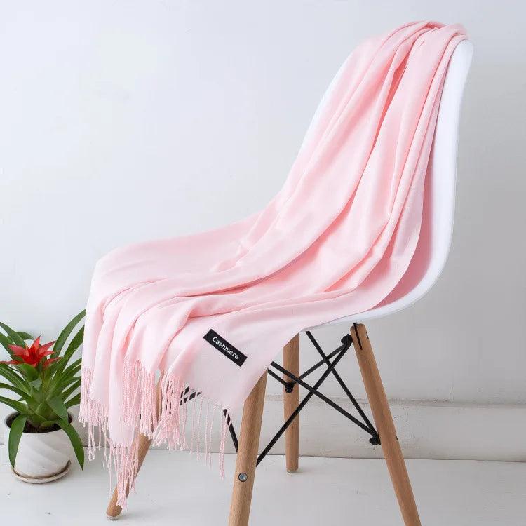 Chic Long Fringe Scarf for Women