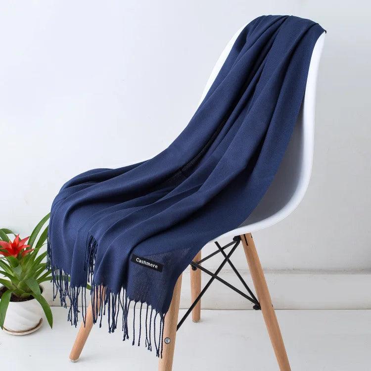 Chic Long Fringe Scarf for Women