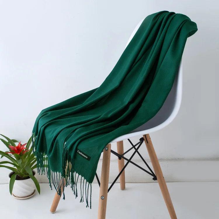 Chic Long Fringe Scarf for Women