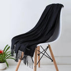 Chic Long Fringe Scarf for Women