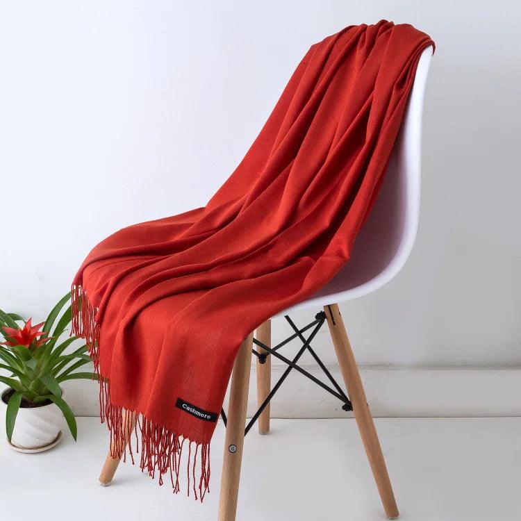 Chic Long Fringe Scarf for Women