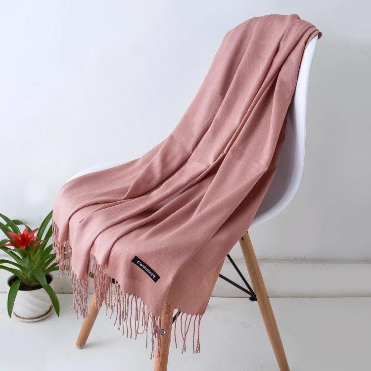 Chic Long Fringe Scarf for Women