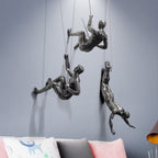 PeakFigures Wall Sculpture for Climbing Enthusiasts