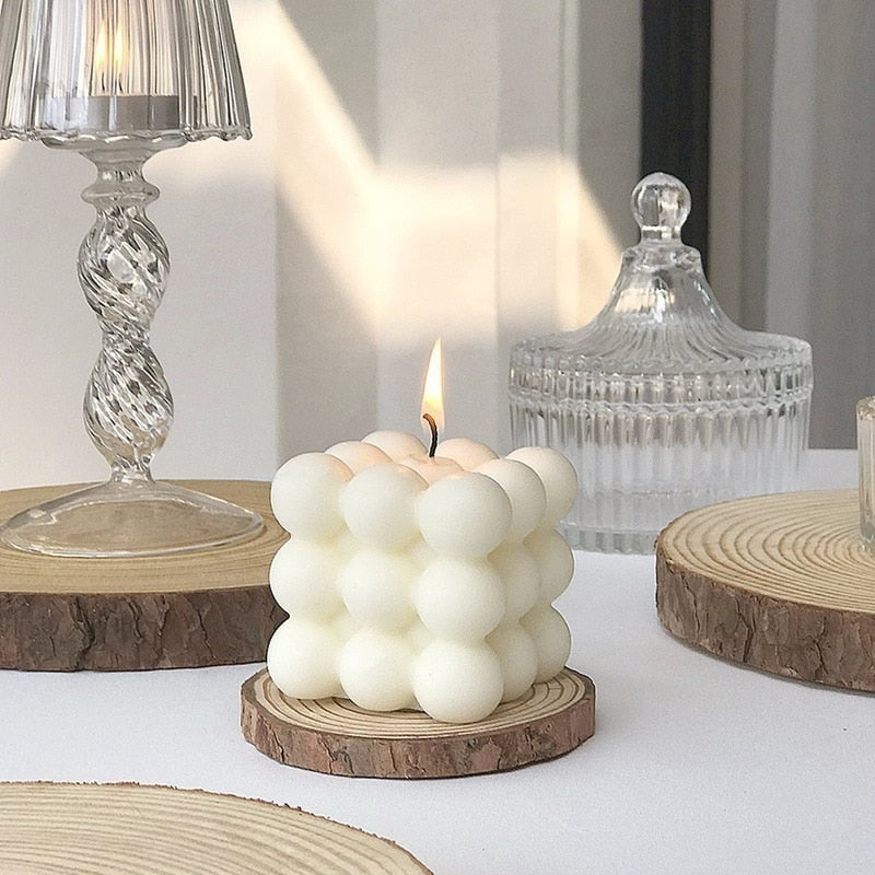 Chic BubbleGlow Candle – Transform Your Home into a Cozy Haven