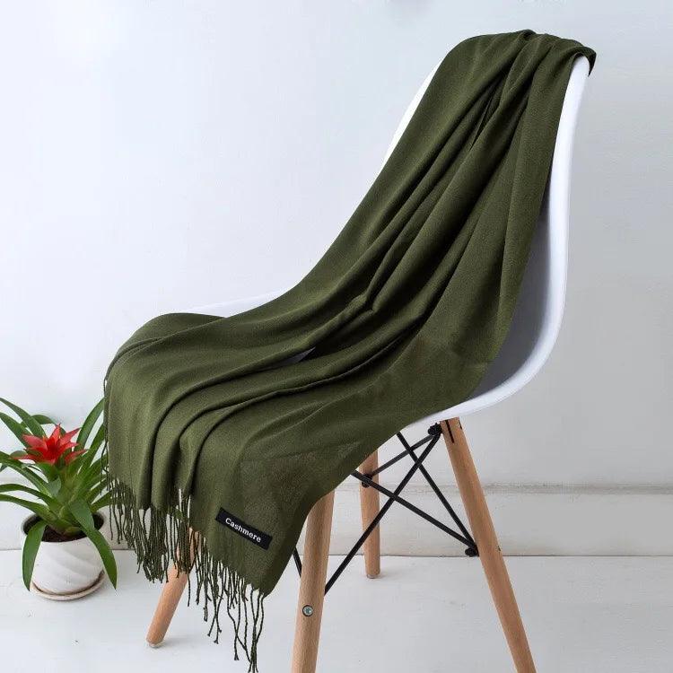 Chic Long Fringe Scarf for Women