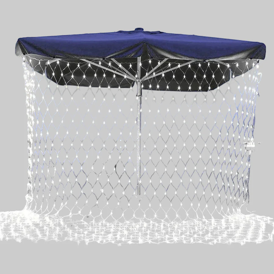 Elegant LED Outdoor Lighting with a Stylish Mesh Design