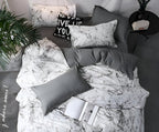 Velitra - Stylish 3-Piece Bedding Set Featuring a Marble Design