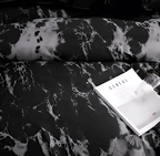 Velitra - Stylish 3-Piece Bedding Set Featuring a Marble Design