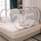Compact Round Mosquito Net with Fine Mesh Design