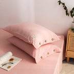 Favonia Cotton Duvet Cover Set with Two Matching Pillowcases