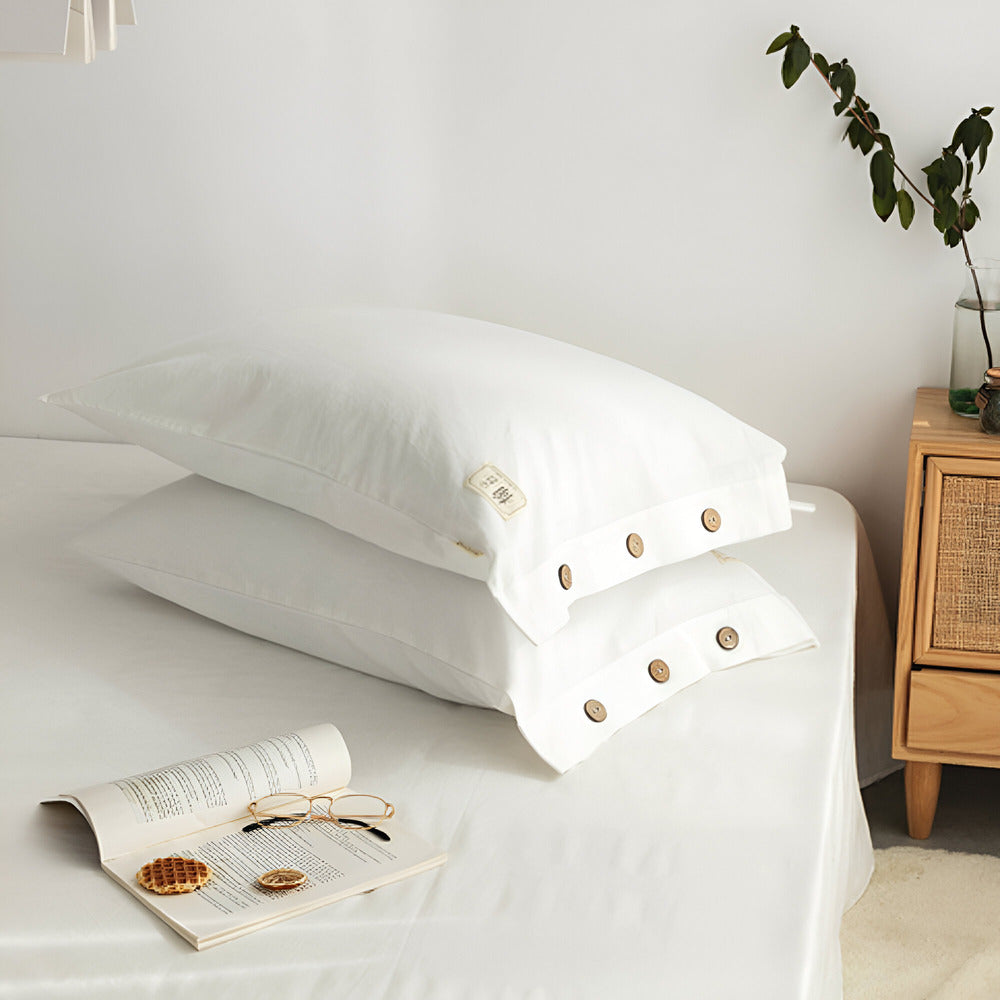 Favonia Cotton Duvet Cover Set with Two Matching Pillowcases