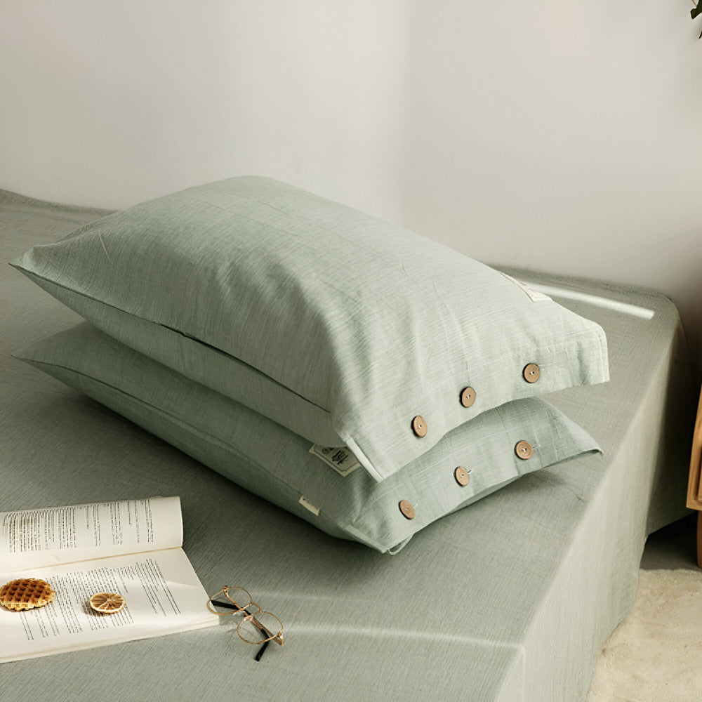 Favonia Cotton Duvet Cover Set with Two Matching Pillowcases