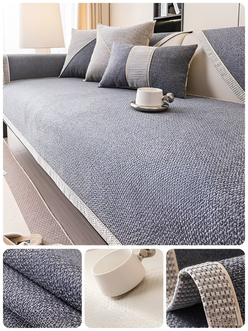 Stylish, Durable, and Scratch-Resistant Sofa Cover!