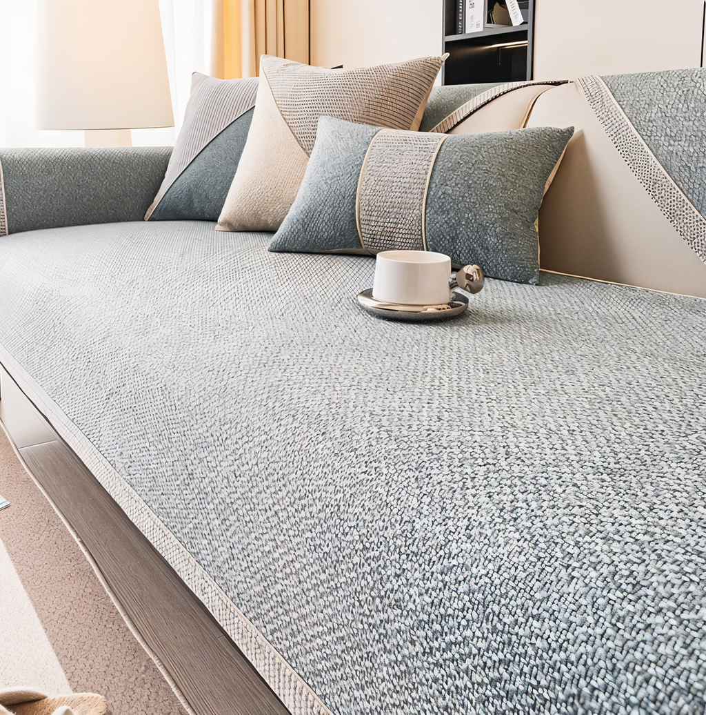 Stylish, Durable, and Scratch-Resistant Sofa Cover!
