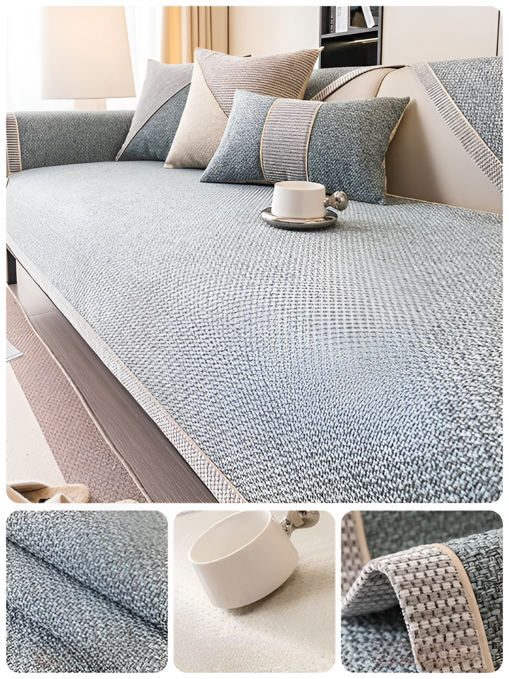 Stylish, Durable, and Scratch-Resistant Sofa Cover!