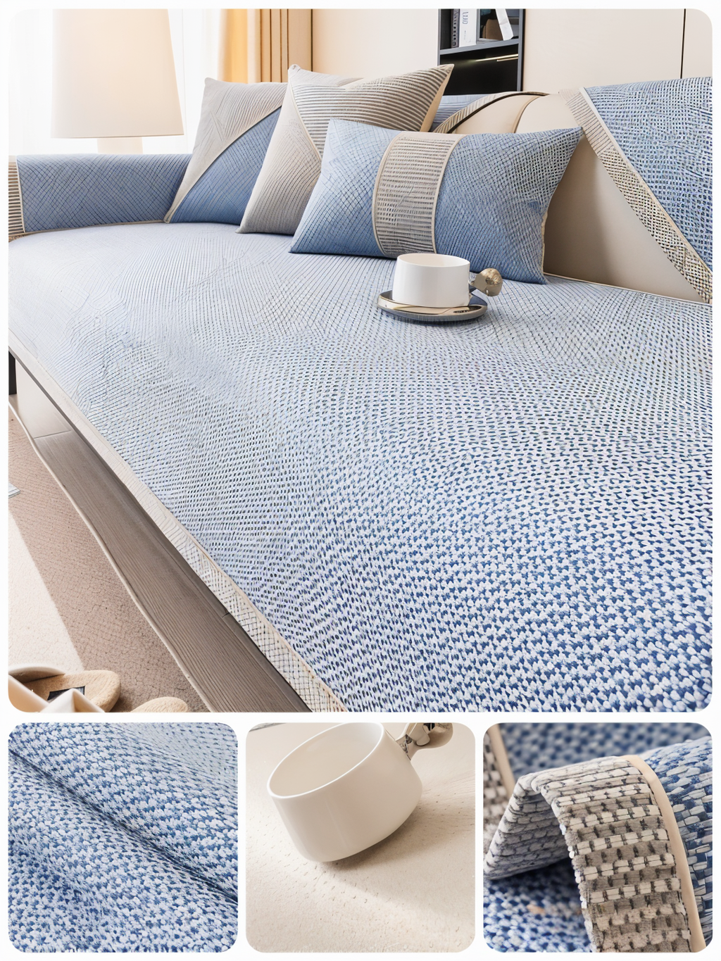 Stylish, Durable, and Scratch-Resistant Sofa Cover!