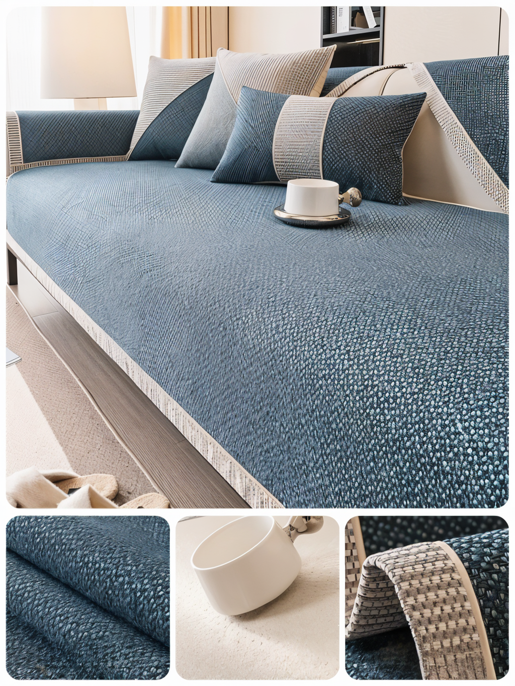 Stylish, Durable, and Scratch-Resistant Sofa Cover!