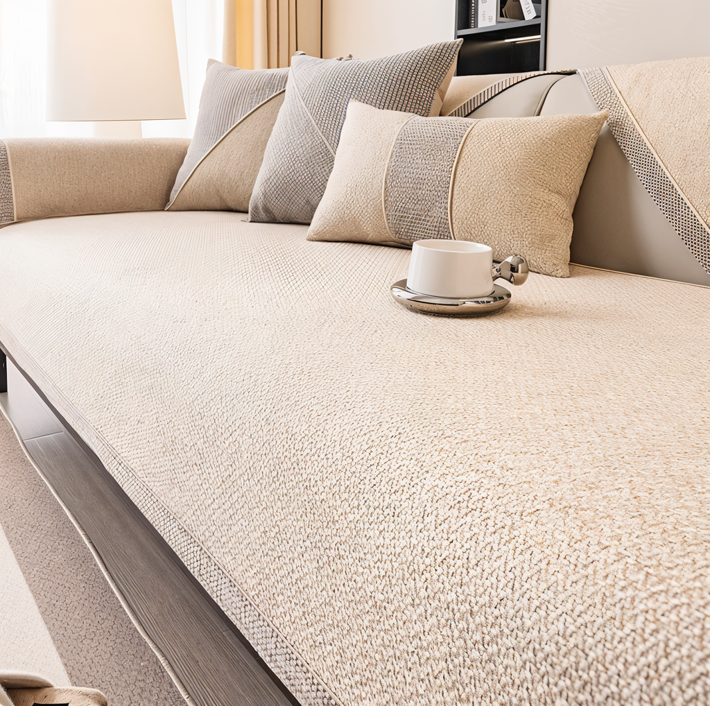 Stylish, Durable, and Scratch-Resistant Sofa Cover!