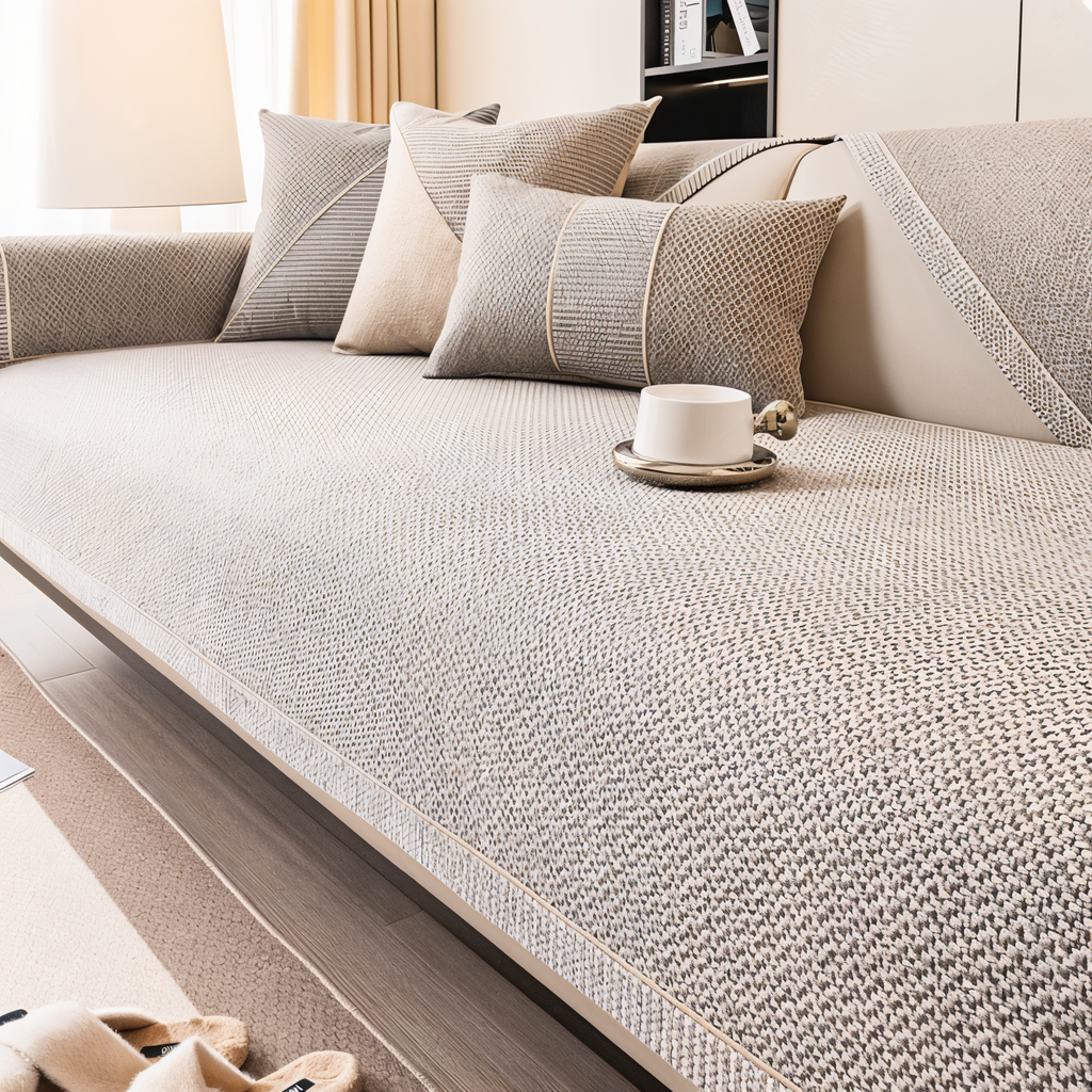 Stylish, Durable, and Scratch-Resistant Sofa Cover!