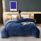 Sylavine - Opulent Four Seasons Duvet Cover with Luxurious Plush Texture