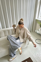 NOLA - Knitted Women's Cardigan with Buttons