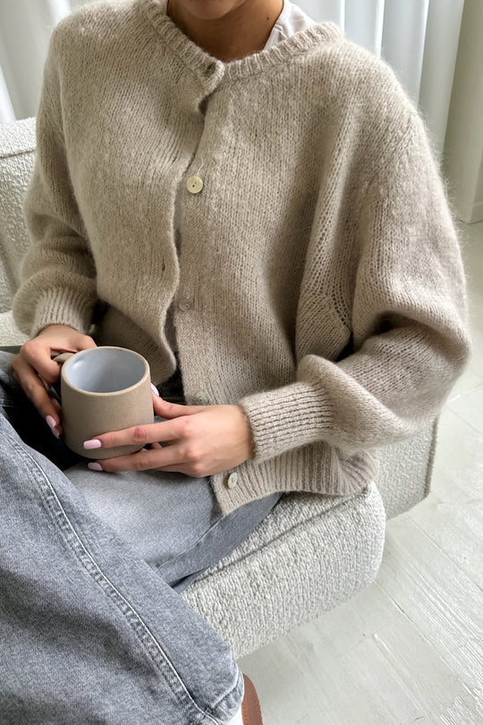 NOLA - Knitted Women's Cardigan with Buttons