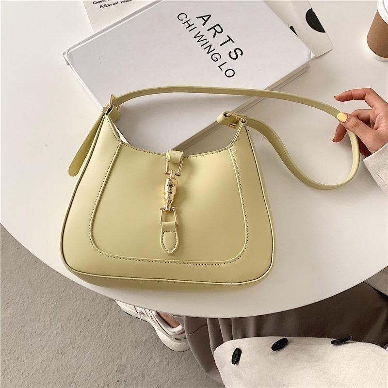 Retro Baguette Shoulder Bag