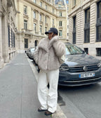 Elegant Faux Fur Women's Coat - Luxuriously Soft and Stylish