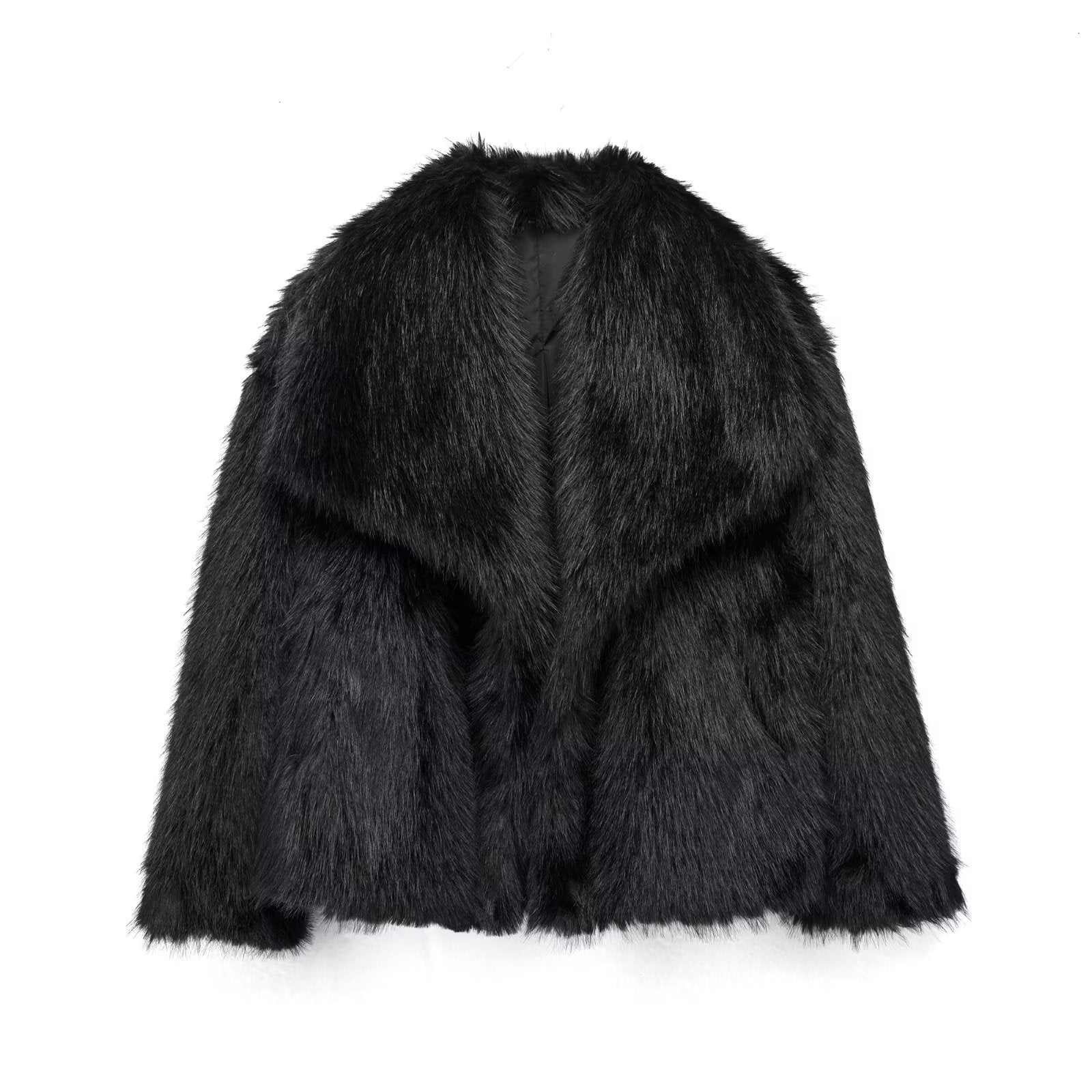 Elegant Faux Fur Women's Coat - Luxuriously Soft and Stylish