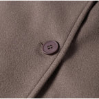 Elegant Long Wool Coat | Saphira