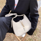 Retro Baguette Shoulder Bag