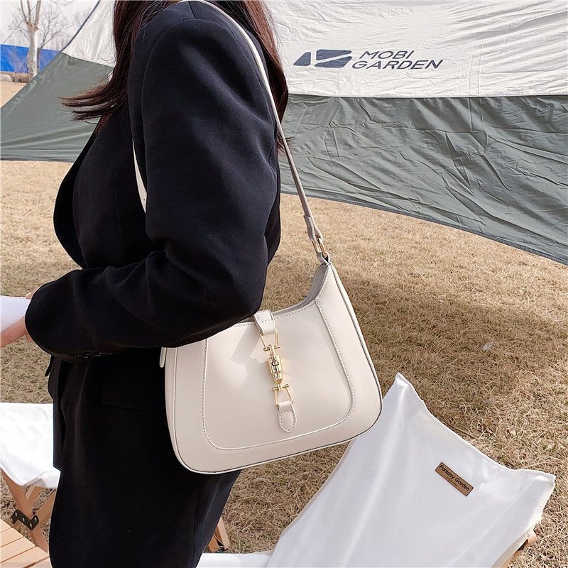 Retro Baguette Shoulder Bag
