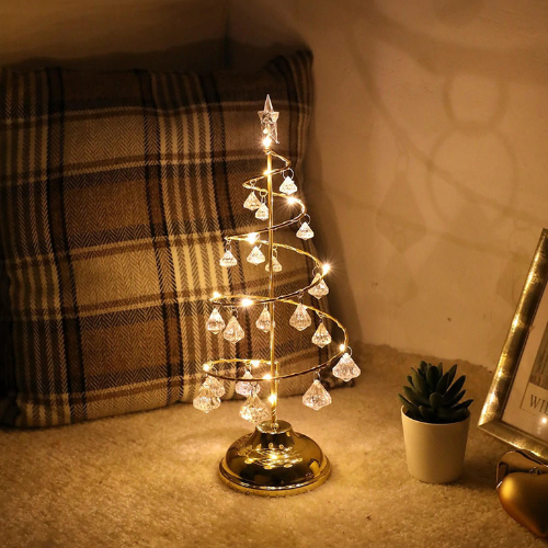 Enchanting Christmas Tree with Integrated Lighting for a Magical Night