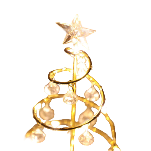 Enchanting Christmas Tree with Integrated Lighting for a Magical Night