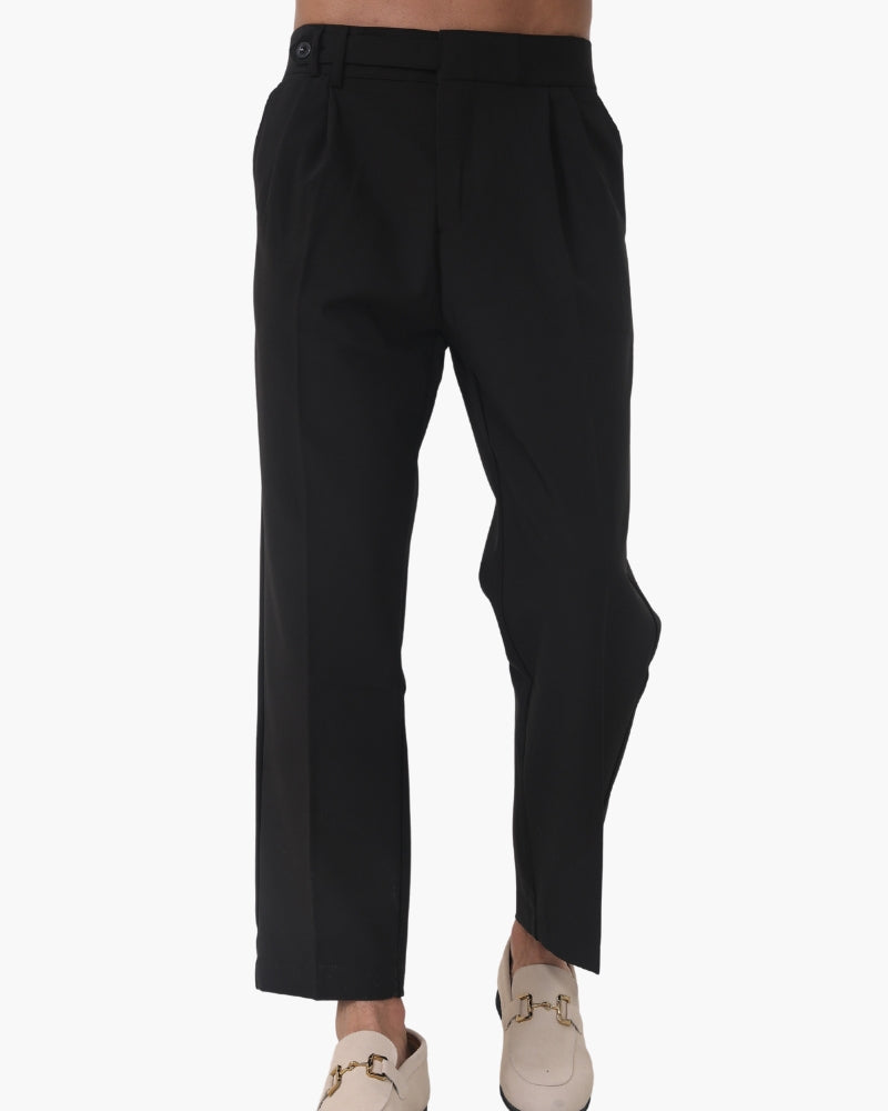 Chic High-Waisted Parisian Trousers