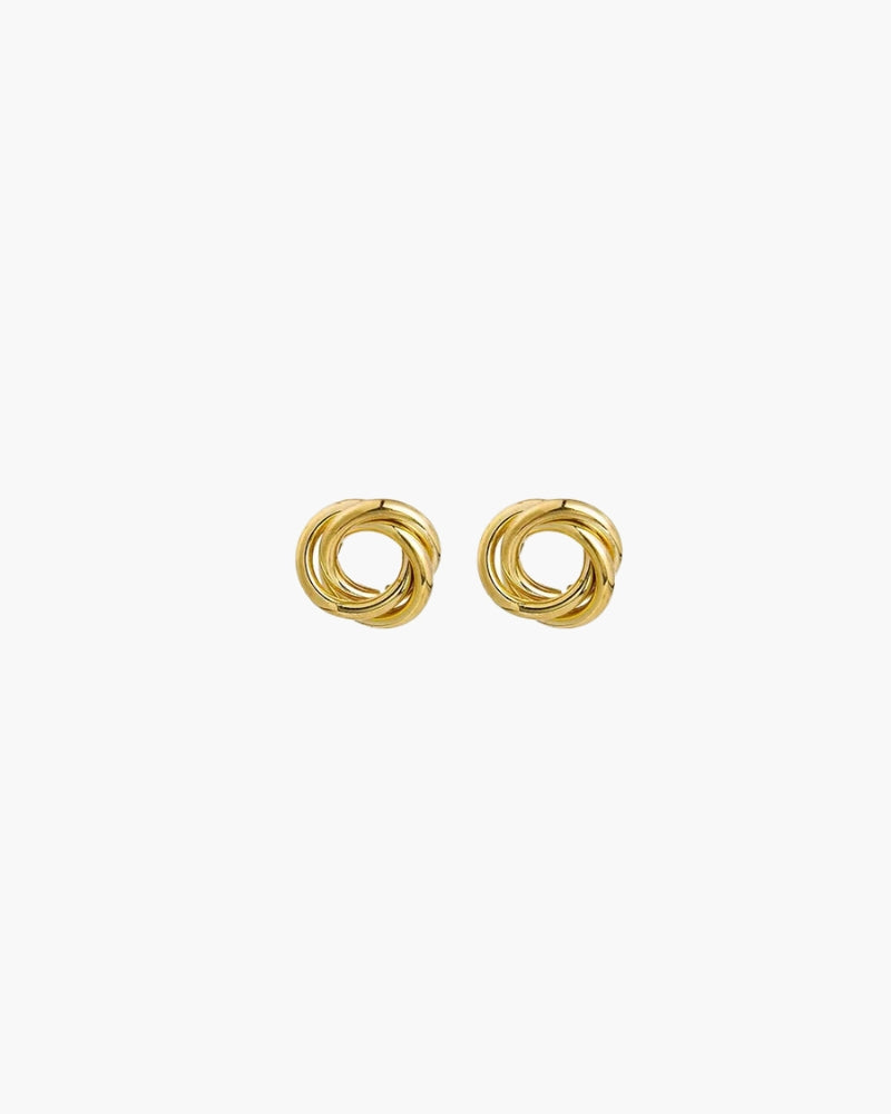 Aurelia Knotted Stud Earrings