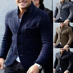 JAXON - Men's Lightweight Button-Up Knitted Cardigan, Ideal for Summer