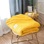 Cozy Velvet Fleece Blanket for Winter Warmth