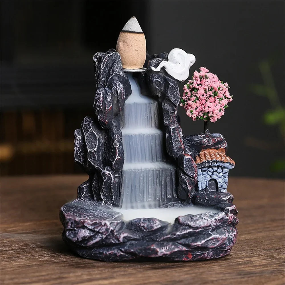 Natural Waterfall Incense for Aromatherapy and Decor – A Chic Addition to Your Space