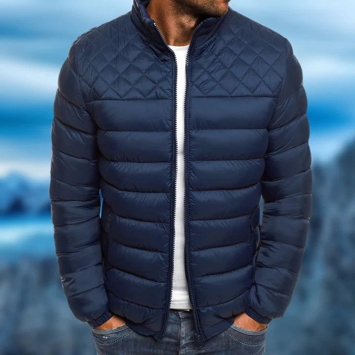 Keith Men's Padded Jacket - Windproof and Waterproof