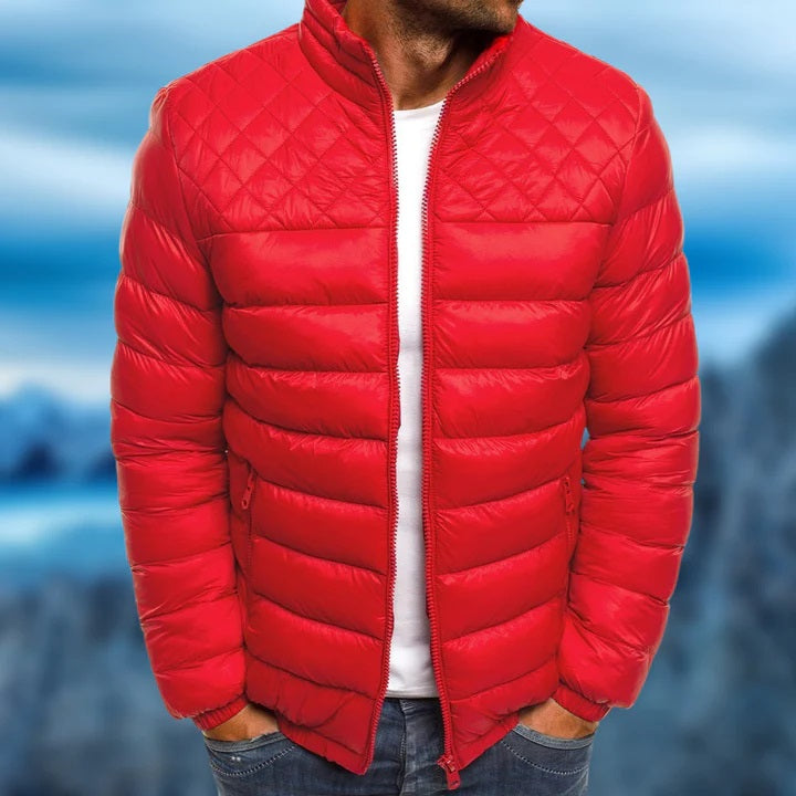 Keith Men's Padded Jacket - Windproof and Waterproof