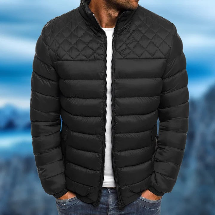 Keith Men's Padded Jacket - Windproof and Waterproof